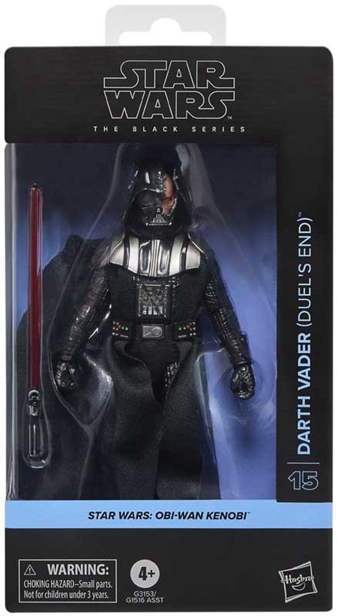Star wars hasbro action figure darth vader duels end toys.