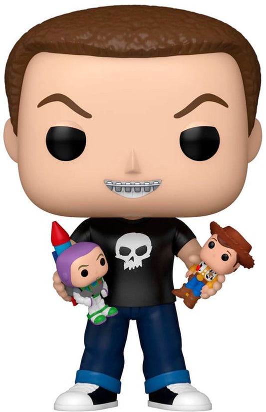 Funko pop! rides: toy story 30th anniversary - sid w/ buzz & woody #1598 special edition exclusive